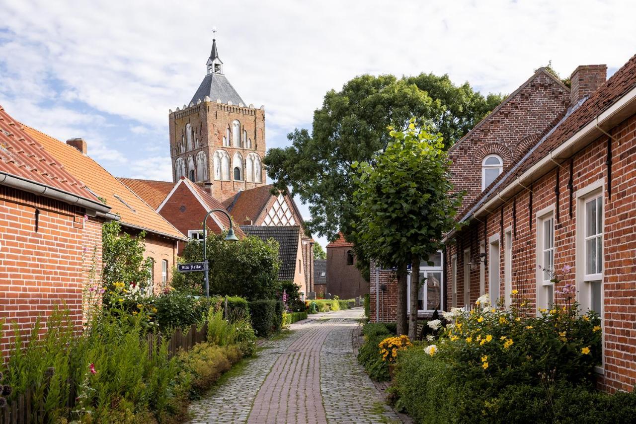 Villa Auszeithaus Pilsum mit großem Wintergarten - 8 Personen Krummhörn Exterior foto